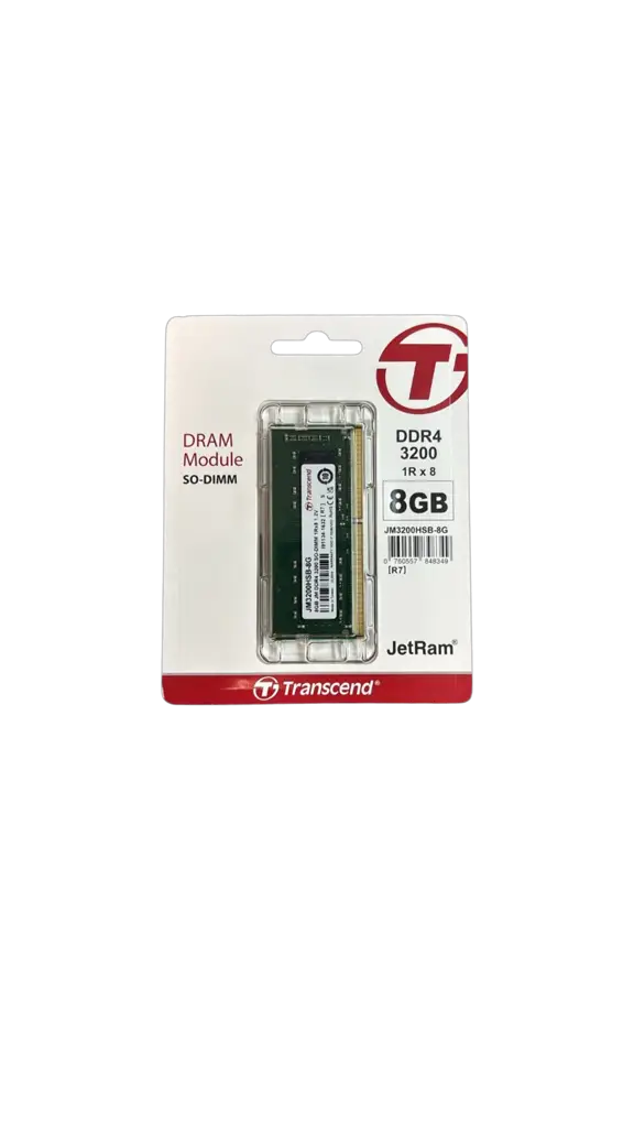 Transcend 8 Gb Ddr 4 3200 Notebook Memory Module (Brand New)