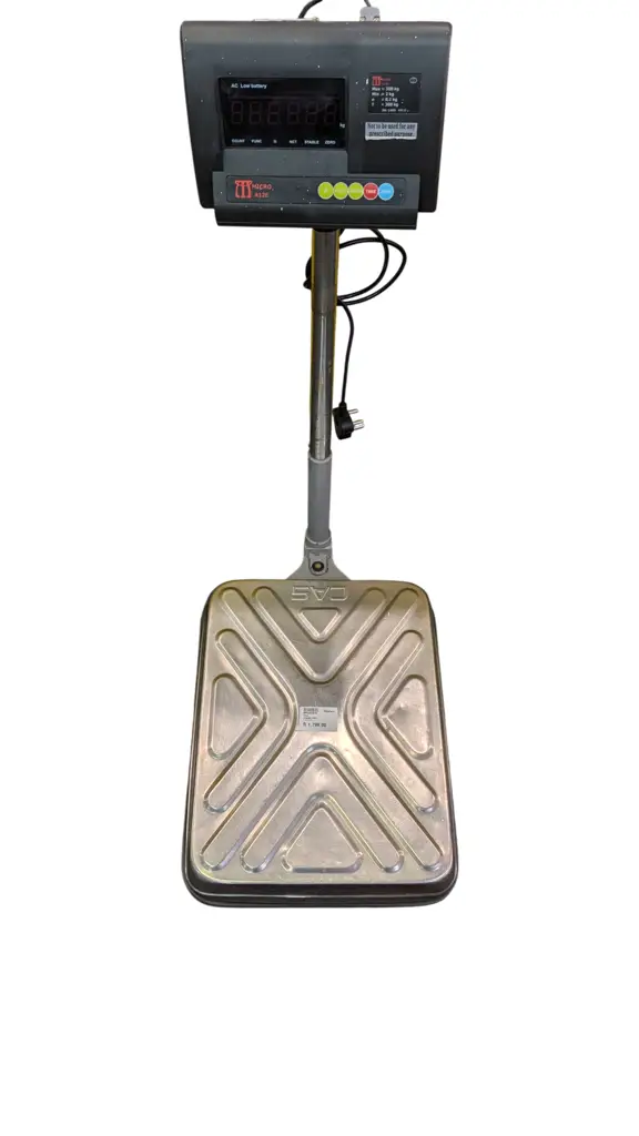 Cas Industrial Platform Luggage Scale | Stainless Steel Base | A12e | Store Collection