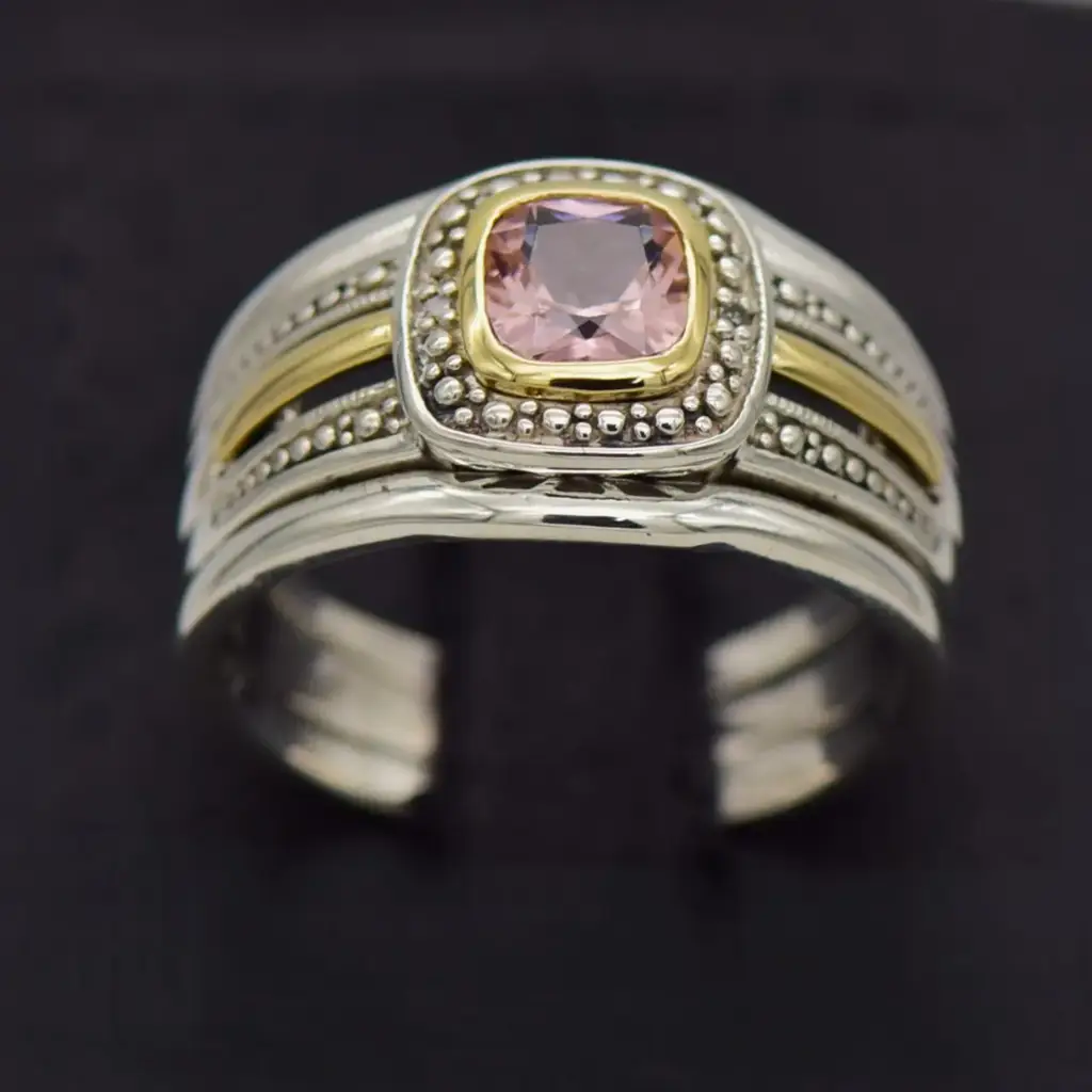 Silver-925 Wedding Ring Trip Set