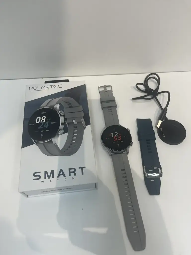 Polartec Full Touch Silver Bluetooth Smart Watch
