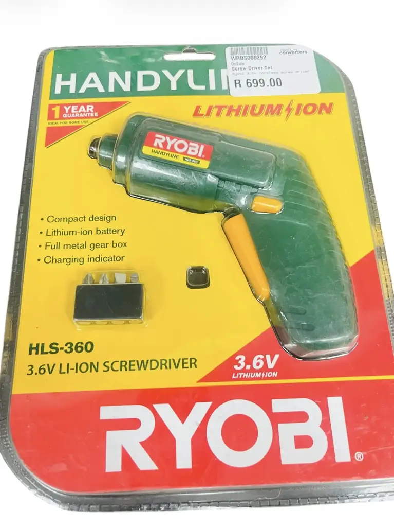 Ryobi 3.6V Cordless Screw Driver - View 2