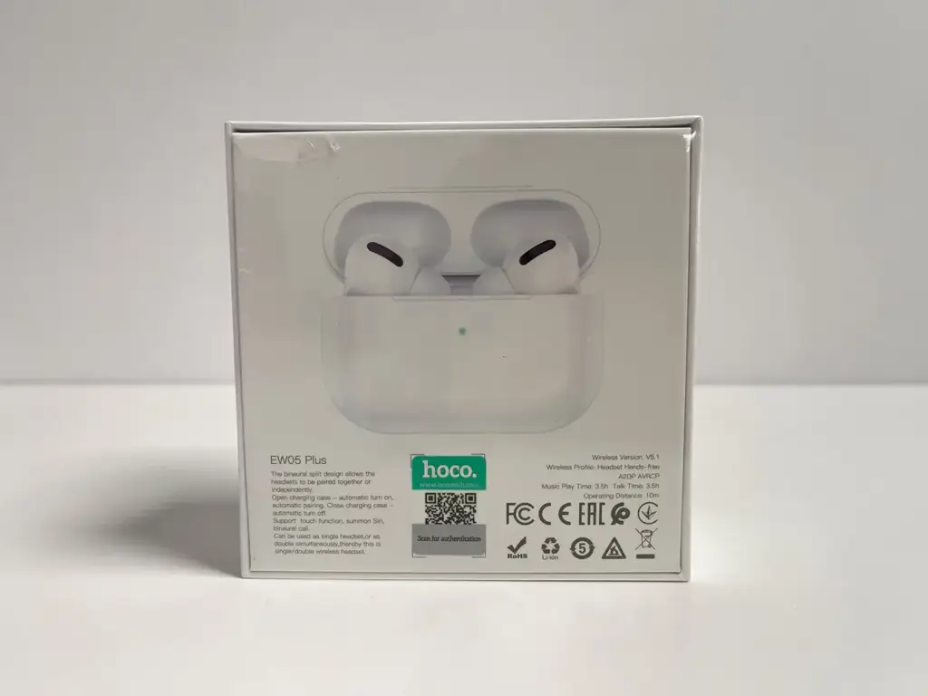 Hoco Ew50 Plus Active Noise Cancelling Wireless Earphones - View 2