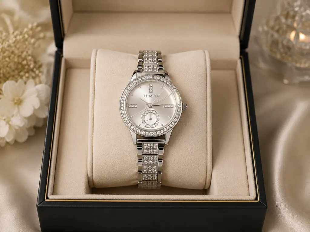 Tempo S19/4 Women’S Analogue Watch – Second Hand