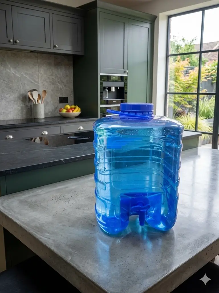 25L Square Blue Water Dispenser
