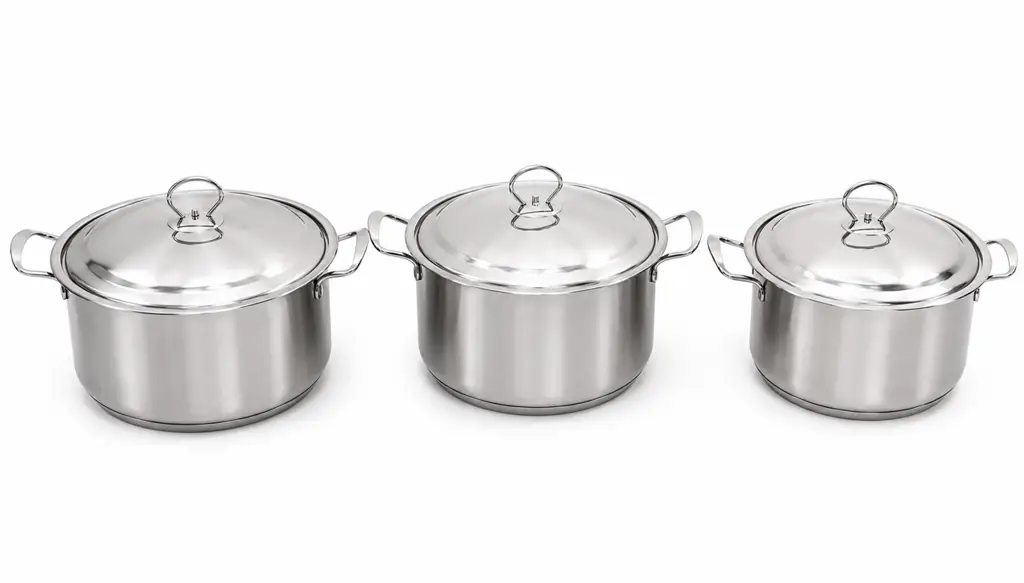 6-Piece Stainless Steel Pot Set - View 2