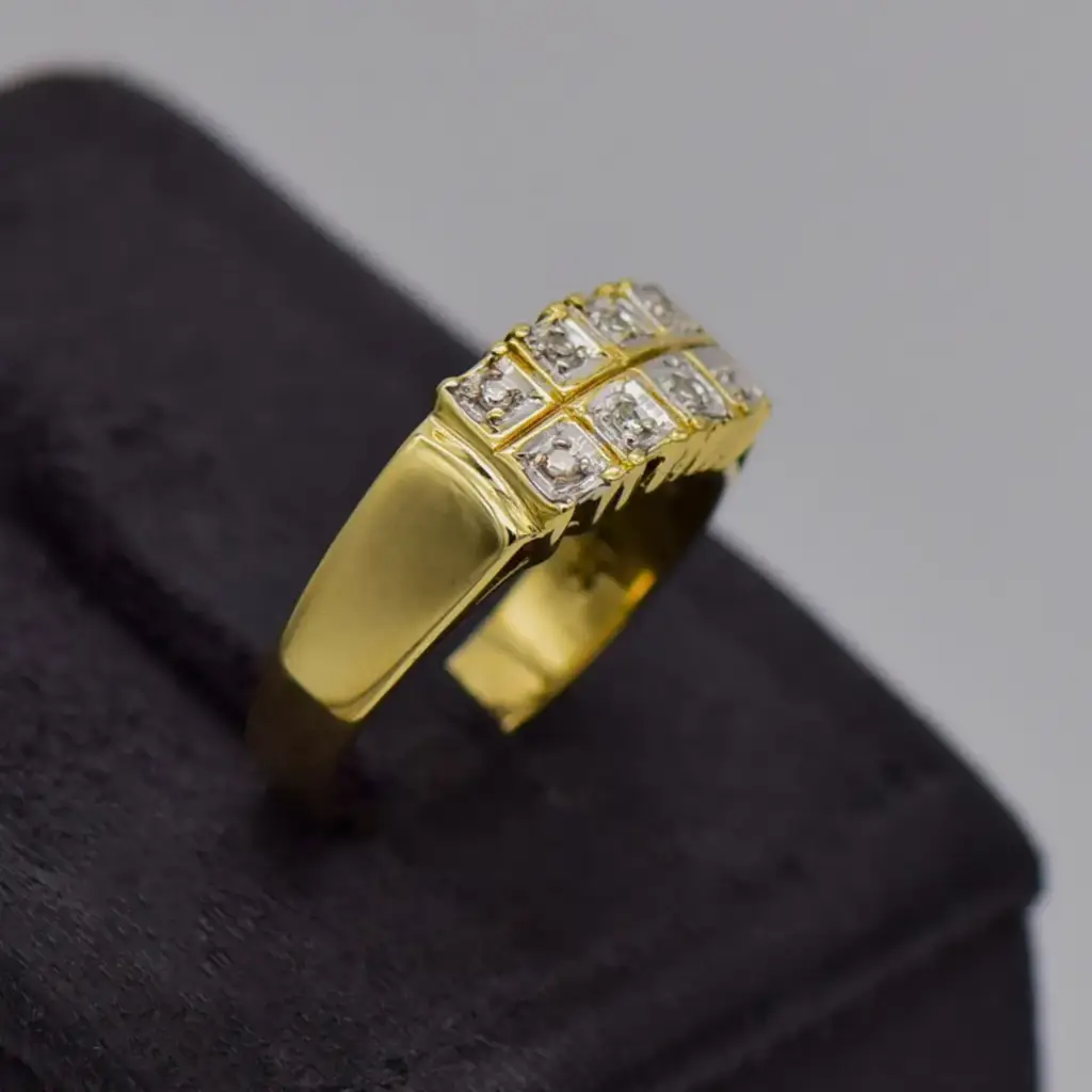 9ct Yellow Gold Dress Ring - View 2
