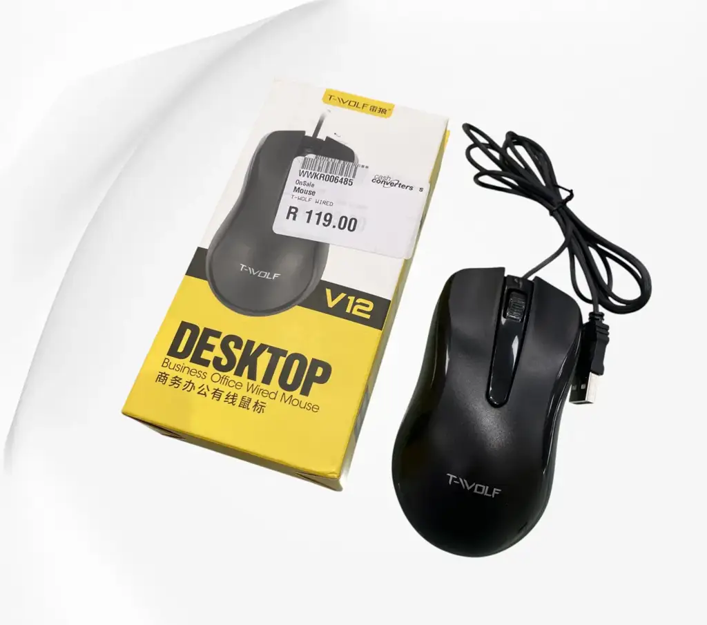 Wired Optical Mouse.
