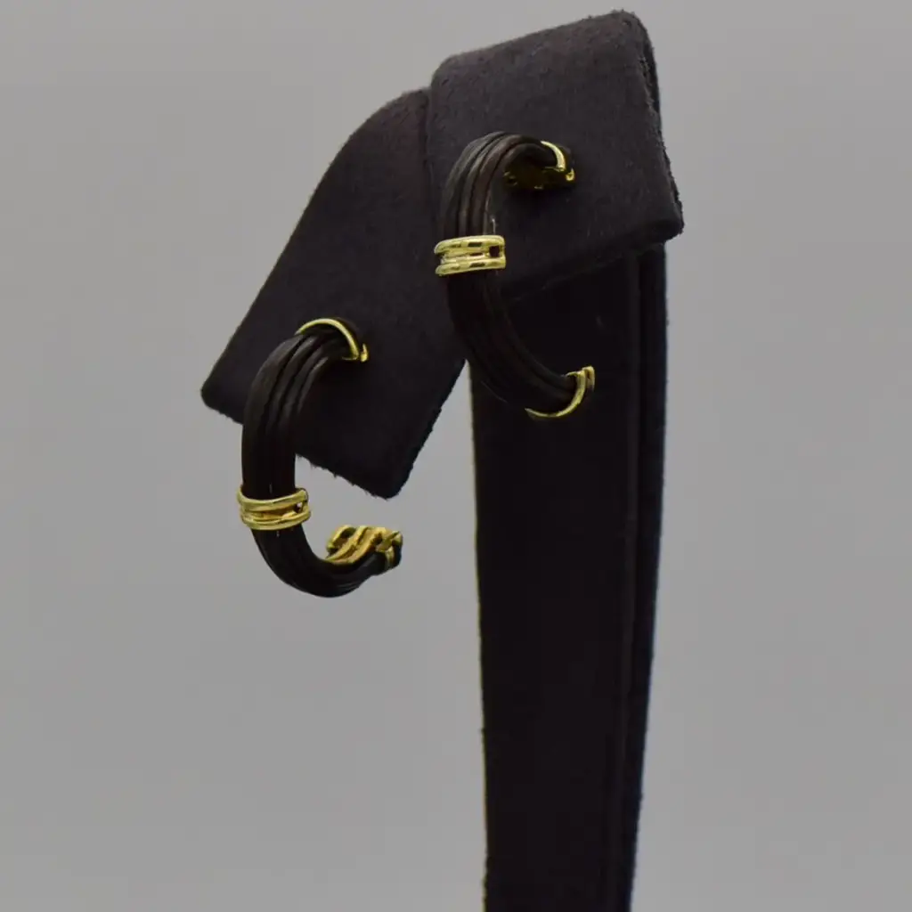 14ct Yellow Gold Hoop Earrings