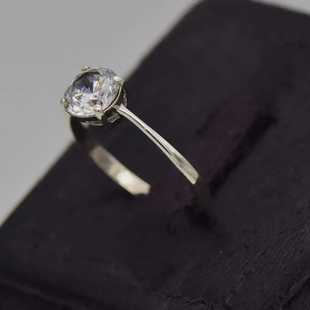 Silver-925 Engagement Ring - View 3