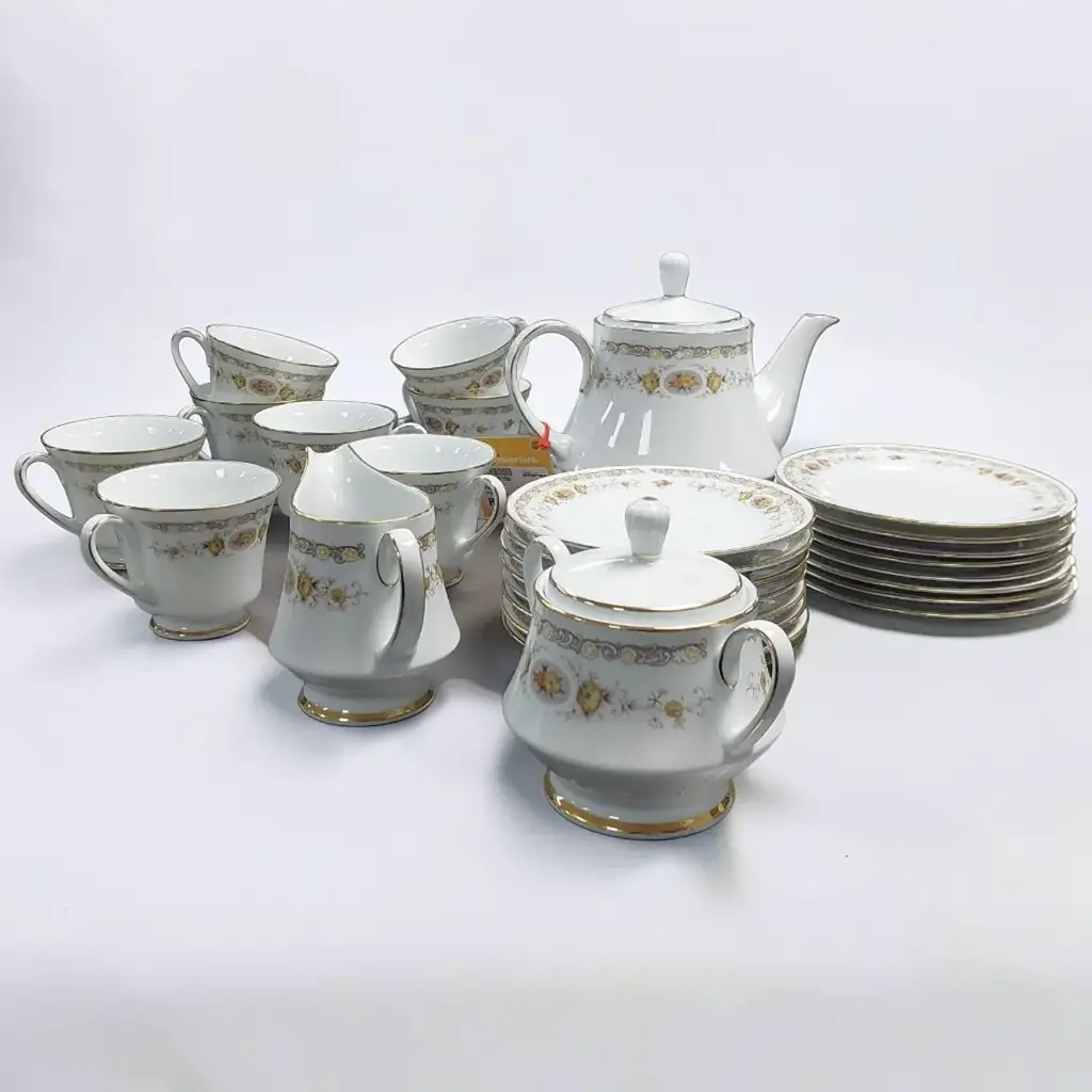 Noritake Selina 29Pcs Bone Tea Set