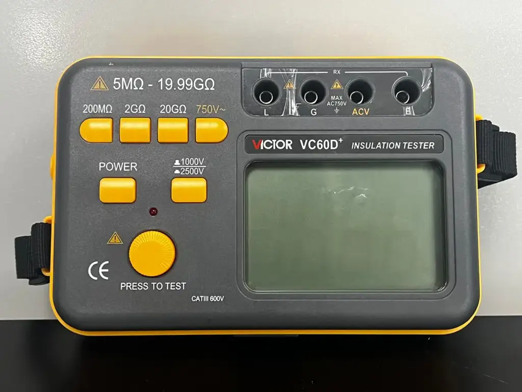 Victor Vc60d Digital Insulation Resistance Tester
