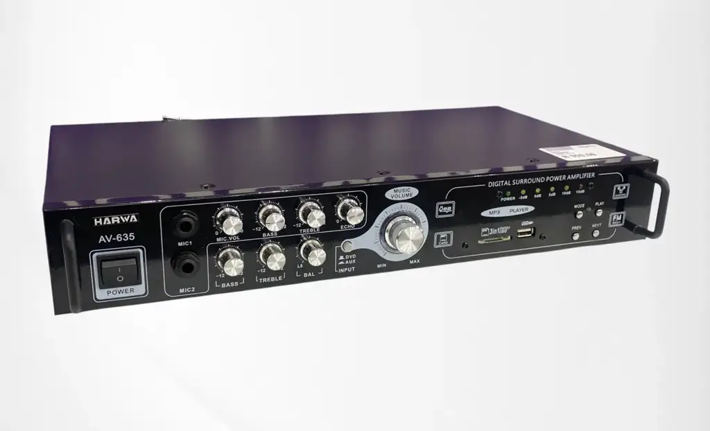 Harwa Av-635 Digital Surround Power Amplifier.