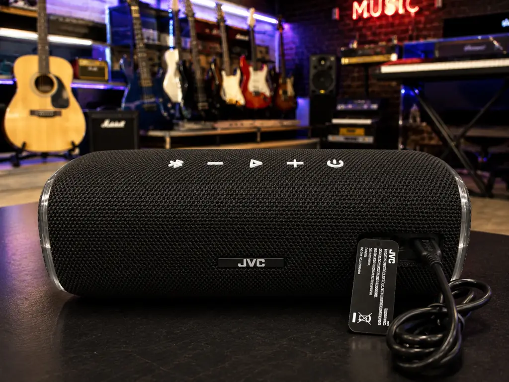Jvc Wireless Bluetooth Drum Stereo Speaker – Xs-N2249b