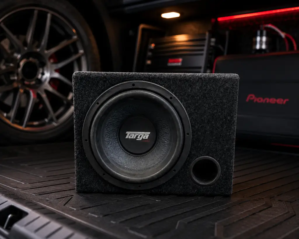 Targa Street Series Car Subwoofer With Ported Enclosure