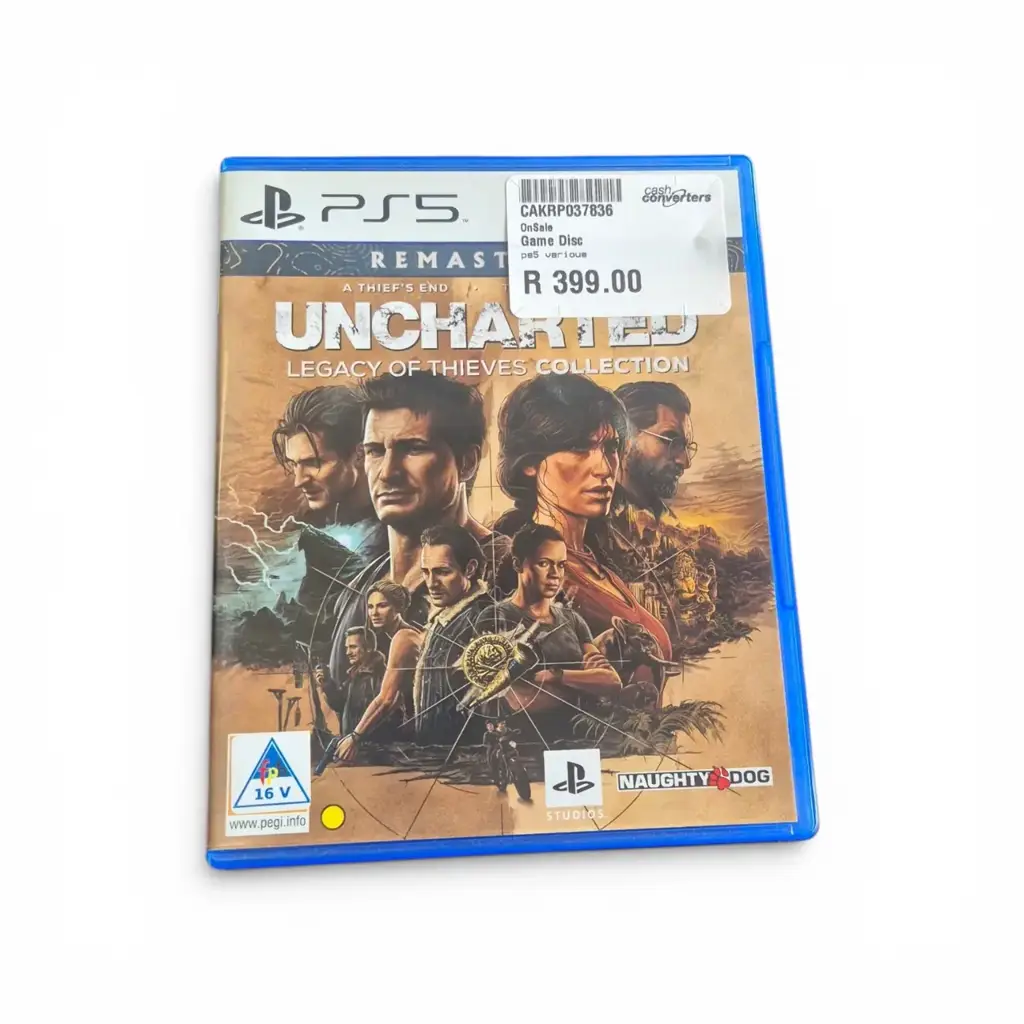 Uncharted: Legacy Of Thieves Collection Video Game For The Playstation 5