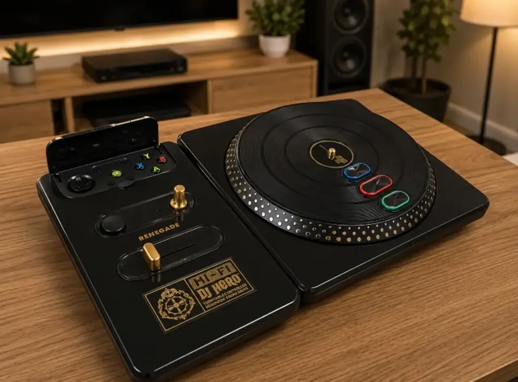 Dj Hero Wireless Turntable Controller For Xbox 360