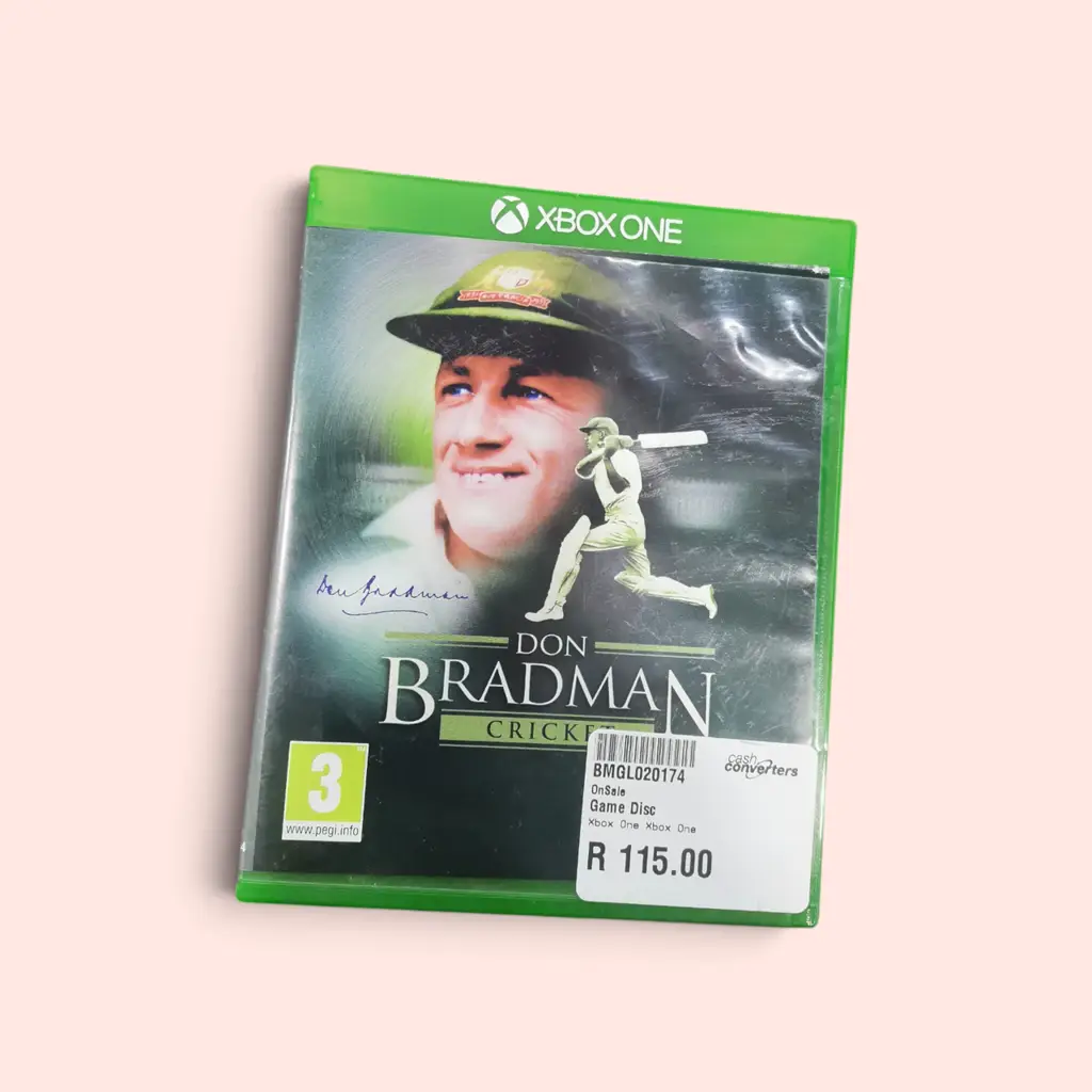 X Box One Don Bradman Cricket Game