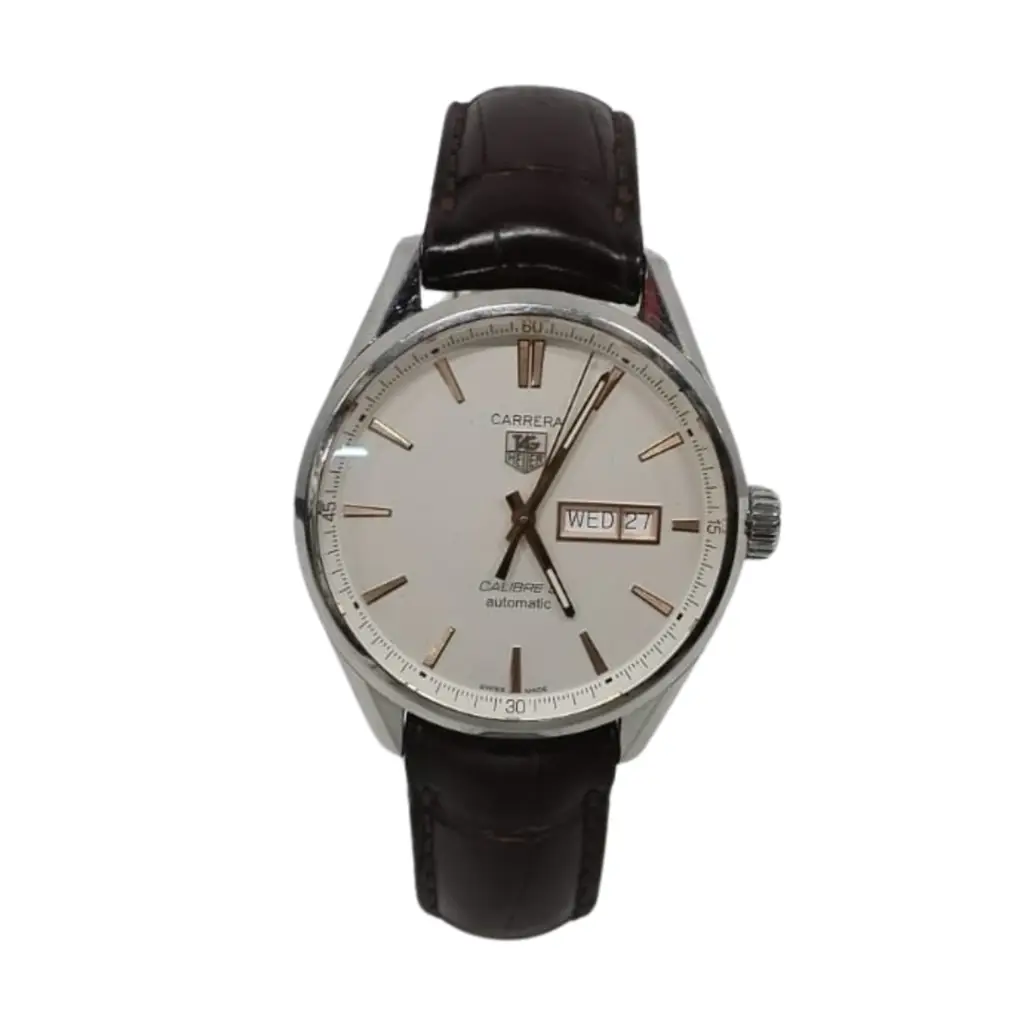 Tag Heuer Carrera Calibre 5 Day-Date War201d-0 Swiss Luxury Automatic Watch