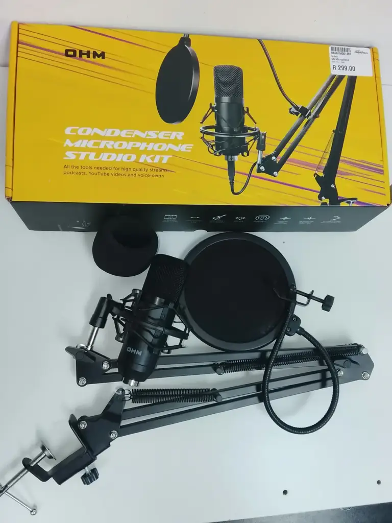 Ohm Condenser Microphone Studio Kit - View 2