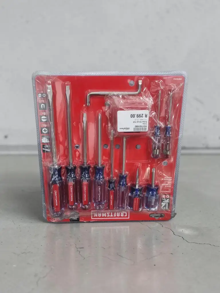 Craft Man 12Pc Set Of Screwdriver