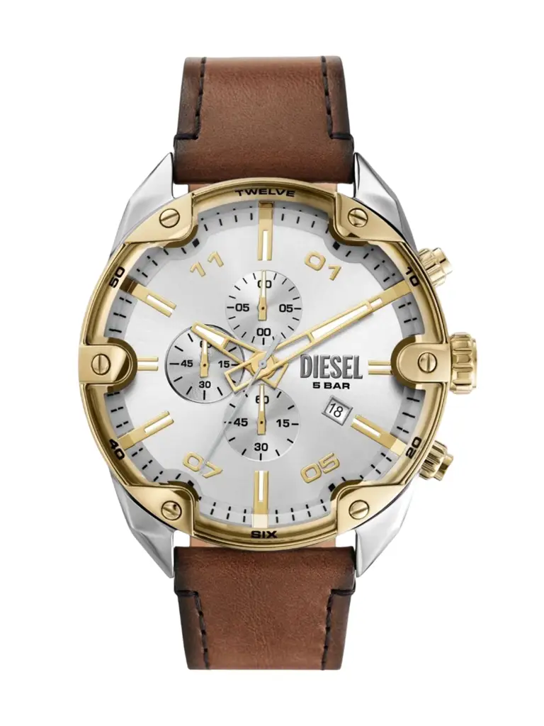 Diesel Men's Spiked Chronograph, Stainless Steel Watch - Dz4665