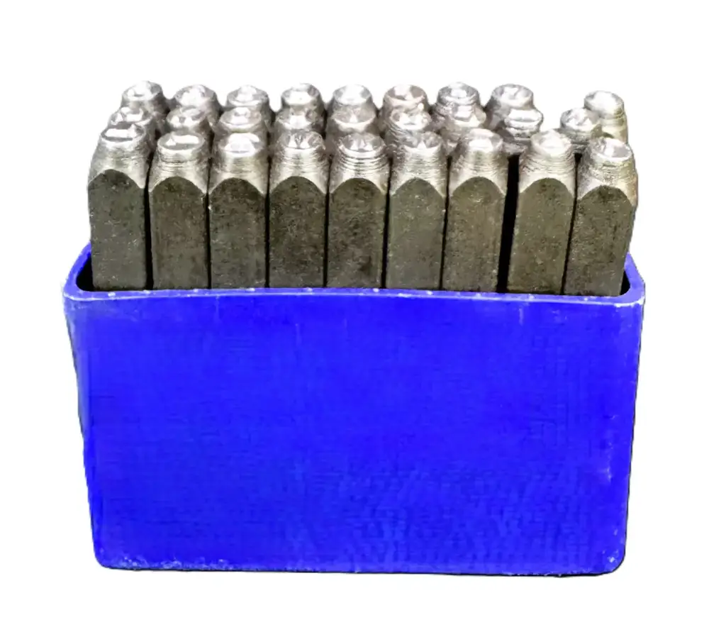 10Mm Hardened Steel Letter Punch Set (27-Piece) - View 2