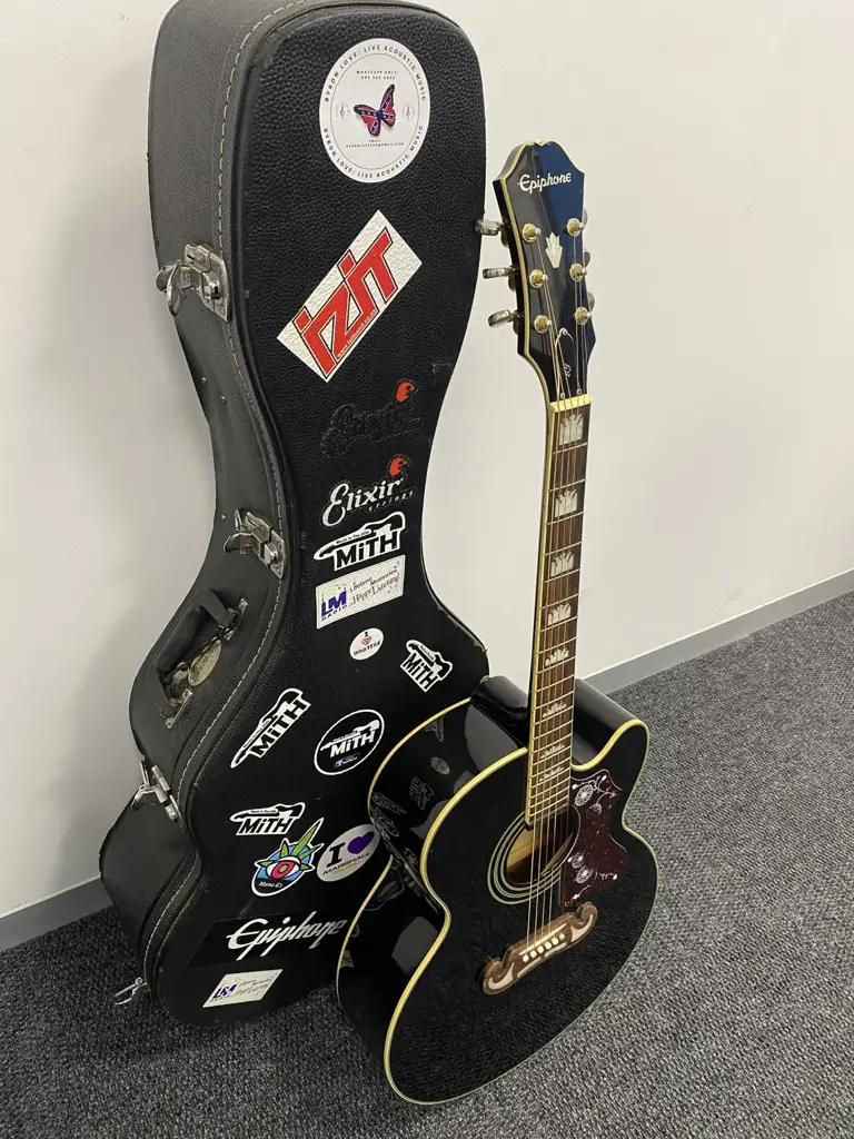 Epiphone Ej-200Ec Acoustic Electric Guitar - View 2