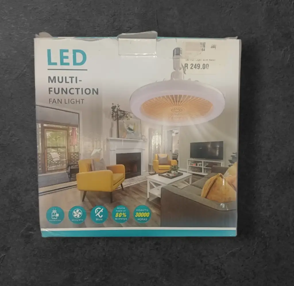 Led Fan Light With Remote
