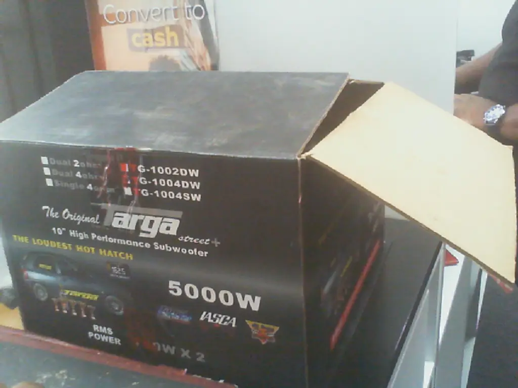 Targa Tg-1004Dw 10 Inch Street Series Dvc Subwoofer
