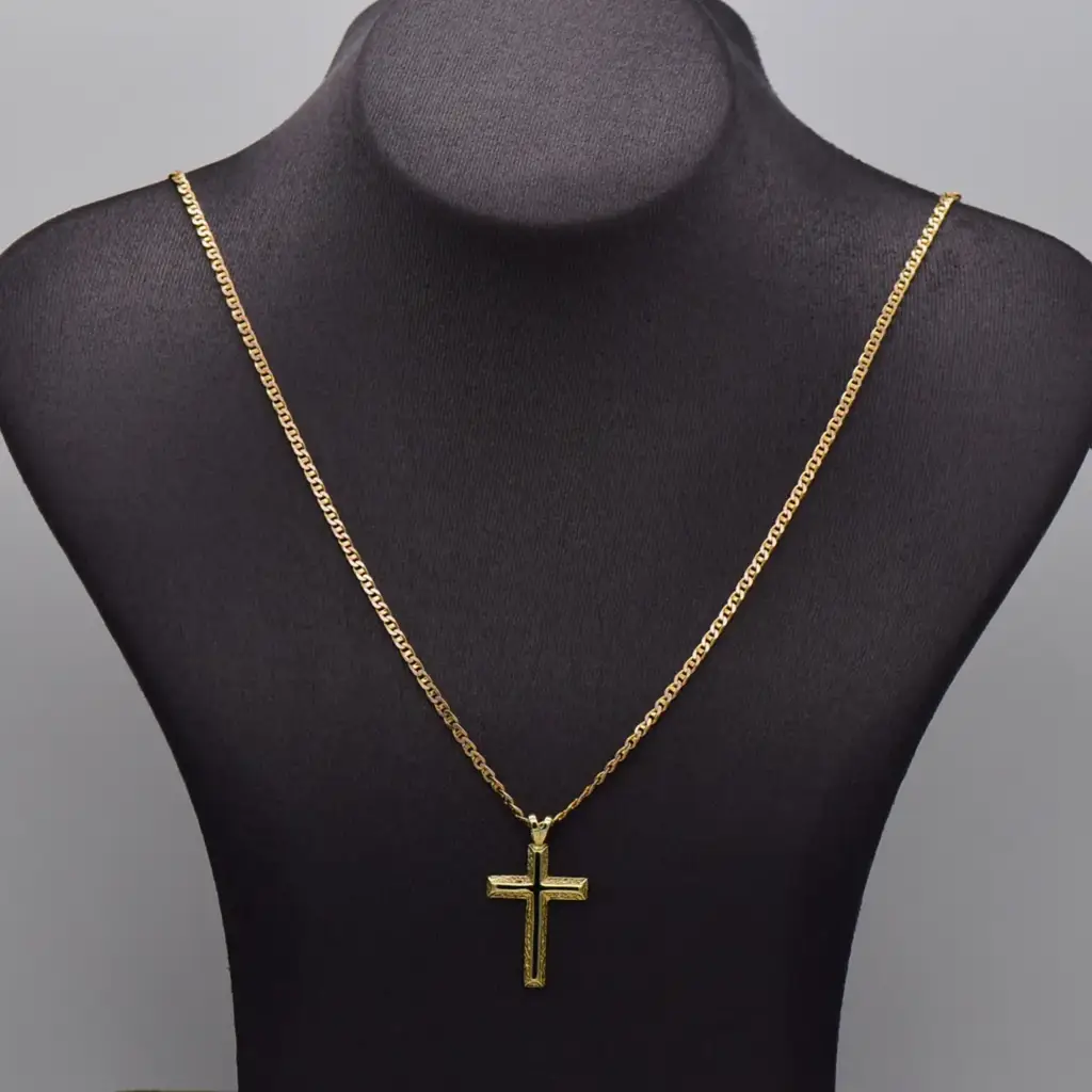 9ct Yellow Gold Chain & Pendant