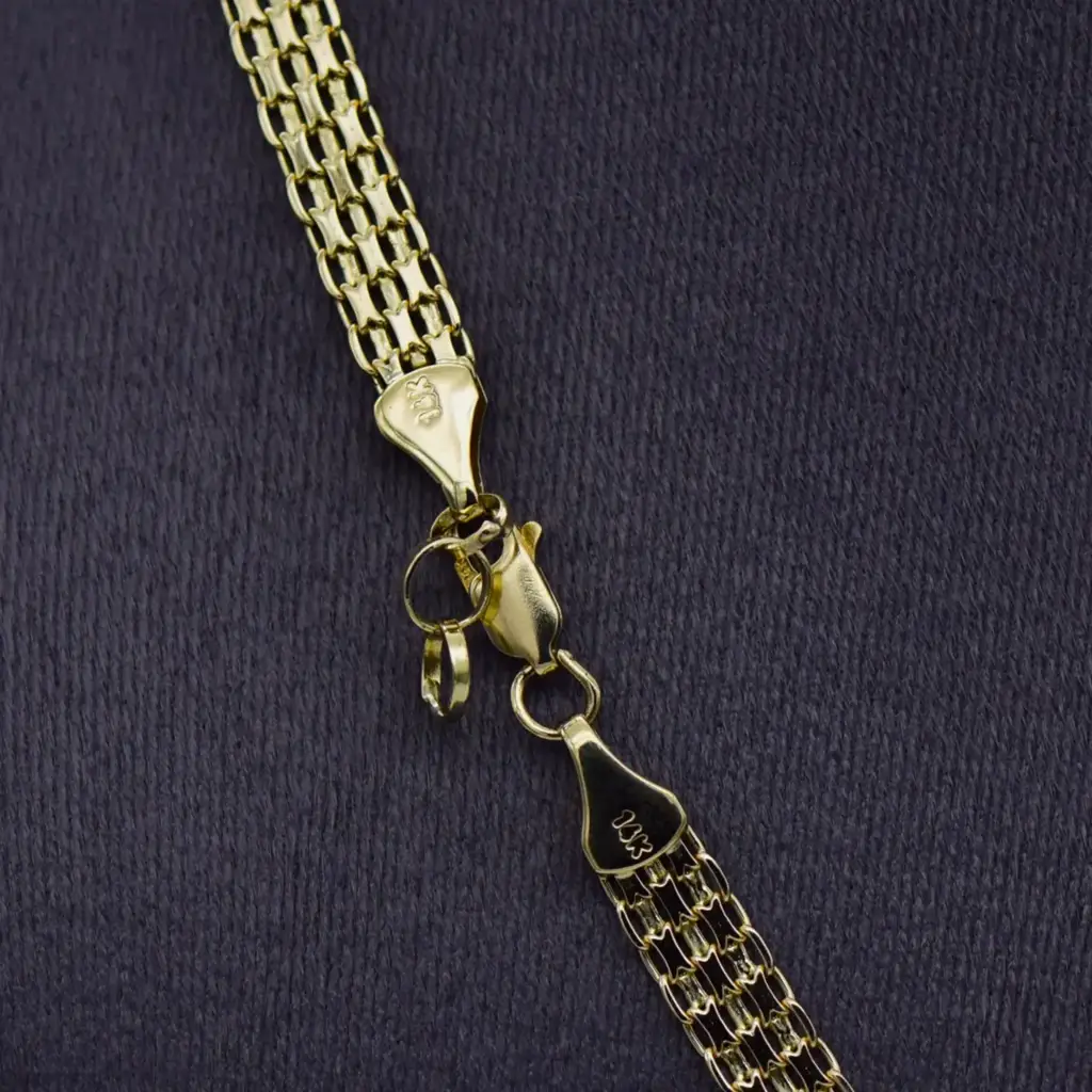 14ct Yellow Gold Chain Fancy-Link - View 2