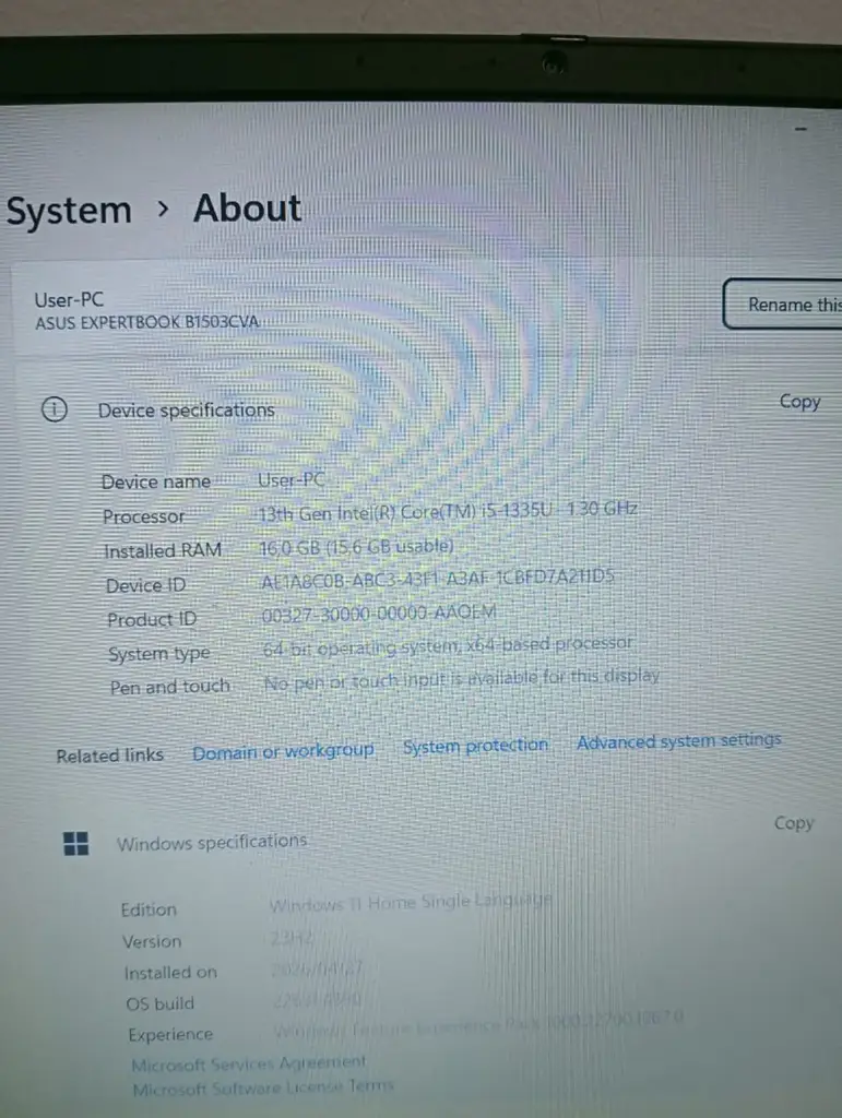 Asus Expertbook B1 B1502cva Notebook Pc - View 4