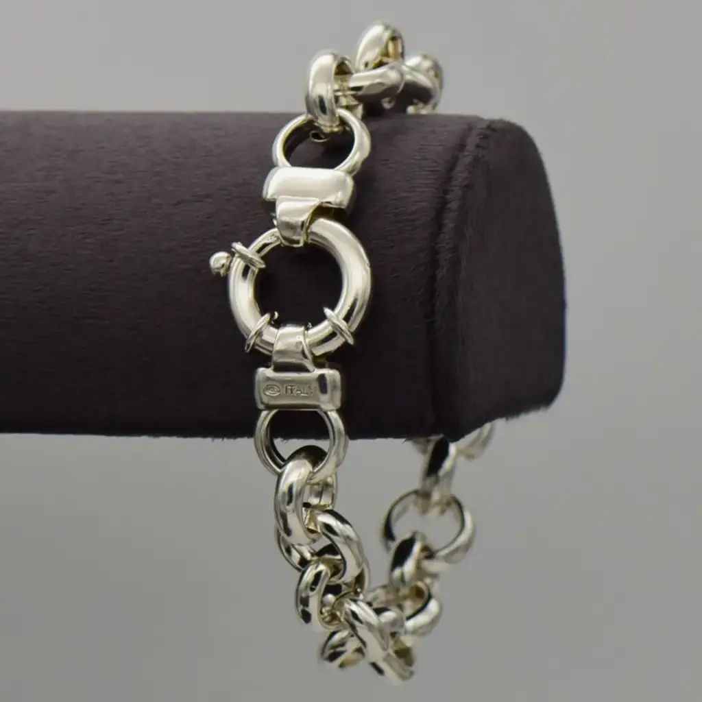 Silver-925 Bracelet Rolo - Link