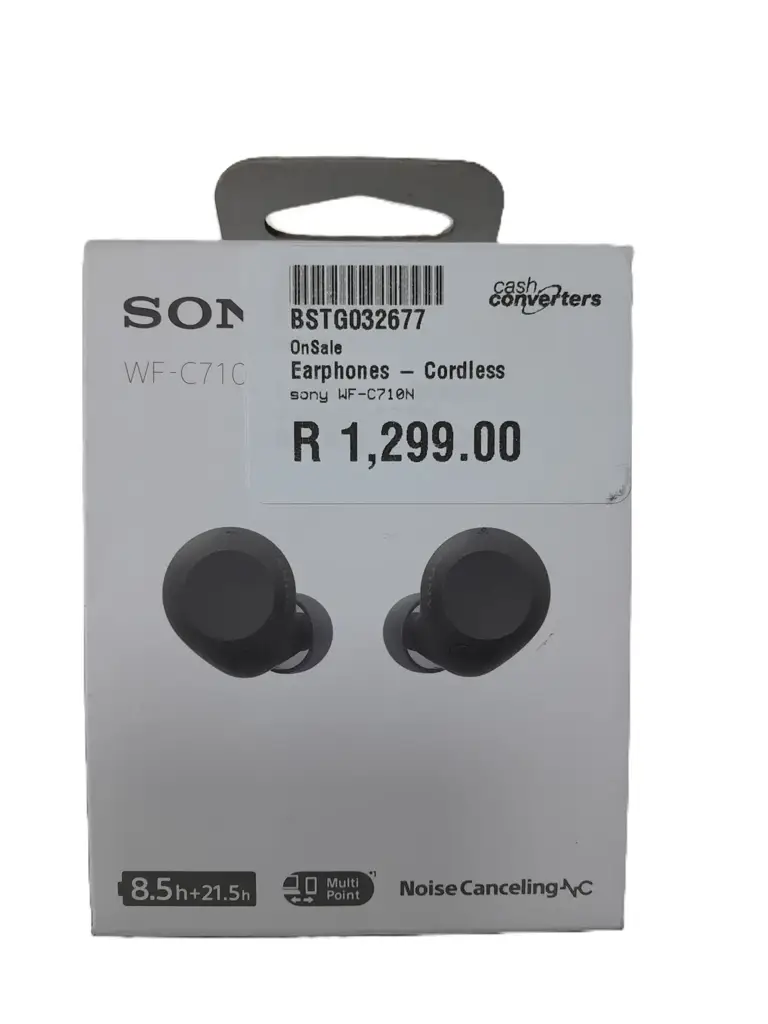 Sony Wf‑C710n True Wireless Noise Cancelling Earbuds (Earphones) - View 2