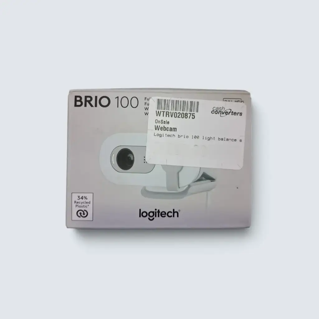 Logitech Brio 100 Full Hd Webcam (Off-White) - View 3