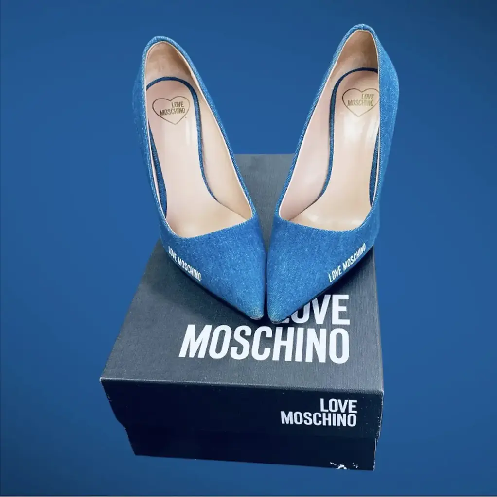 Love Moschino Denim Heels - View 2