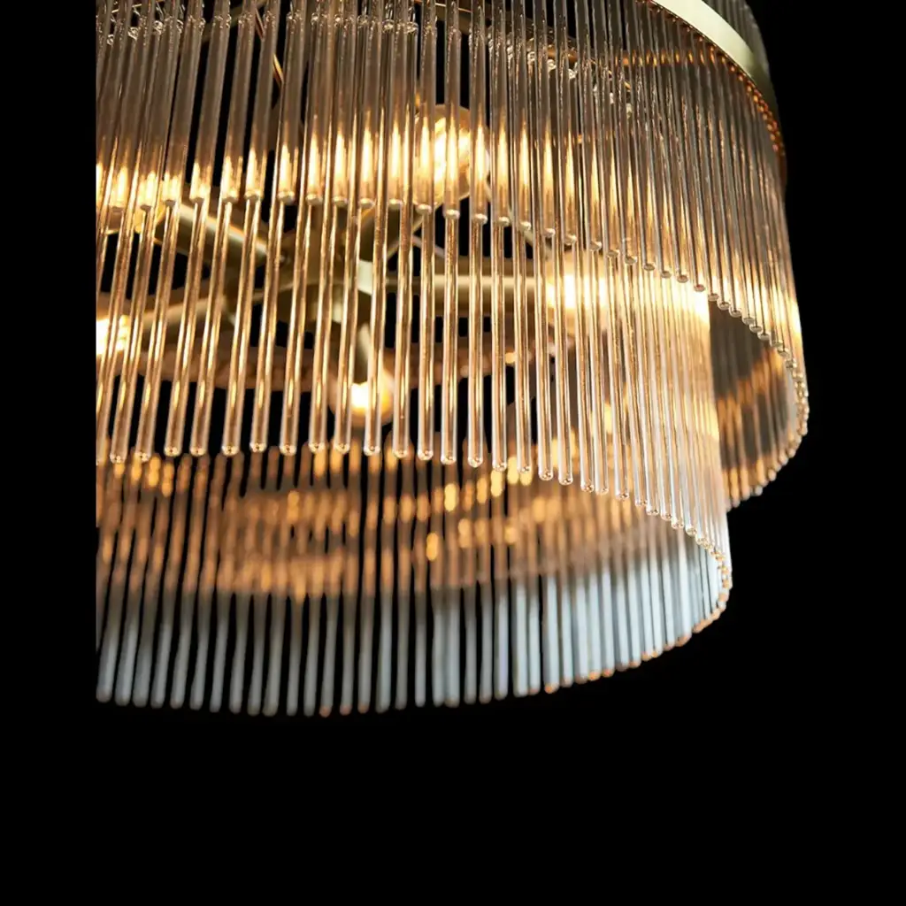 Led Ceiling Fitting, Glass Rods - View 3