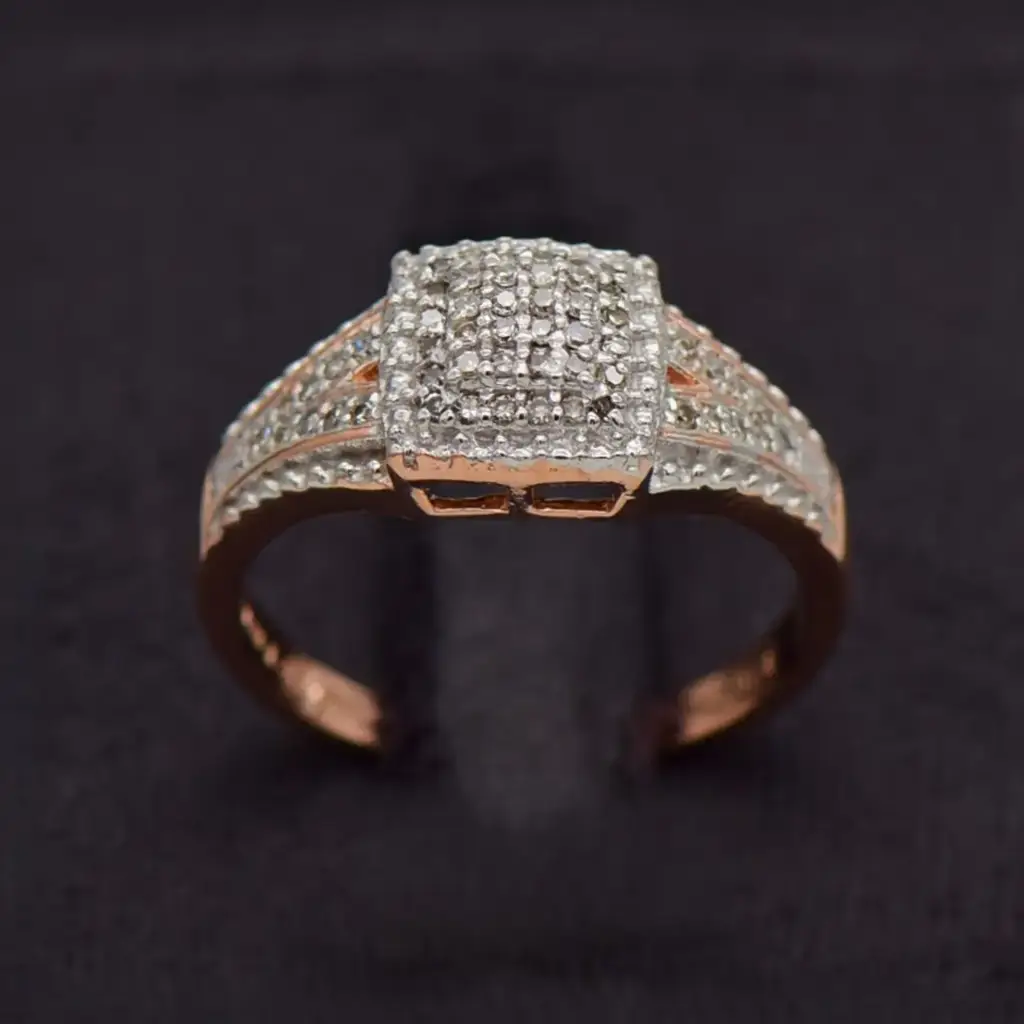 9ct Rose Gold Engagement Ring