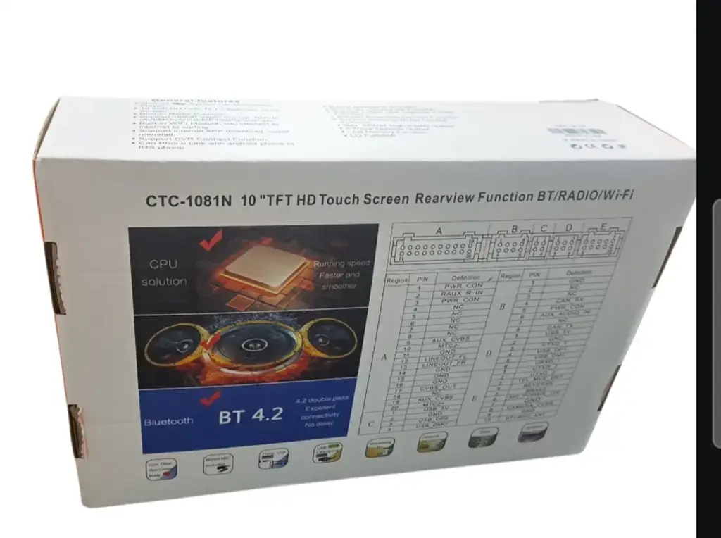 Per Voi Ctc -1081N Multi Media Player For A Car - View 3