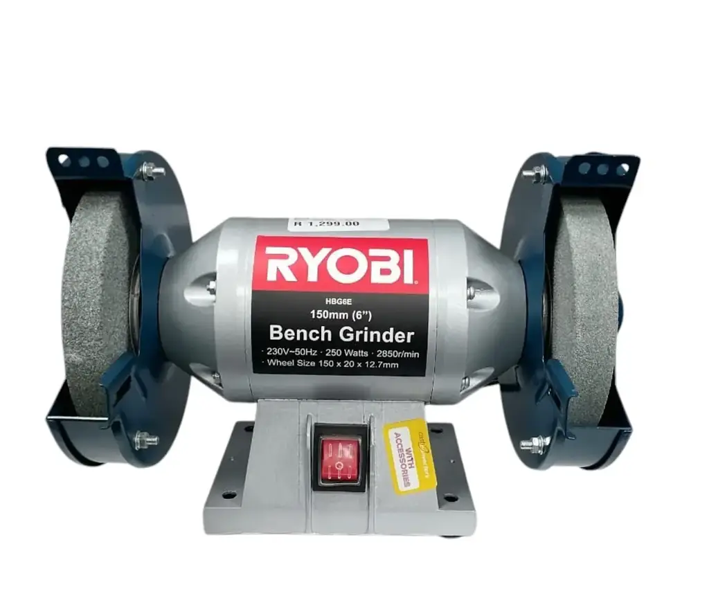 Ryobi 150Mm 200W 1/3Hp Bench Grinder