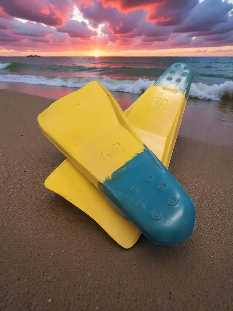 Aqua Line Diving Fins (Malaysian 9-10) - View 2