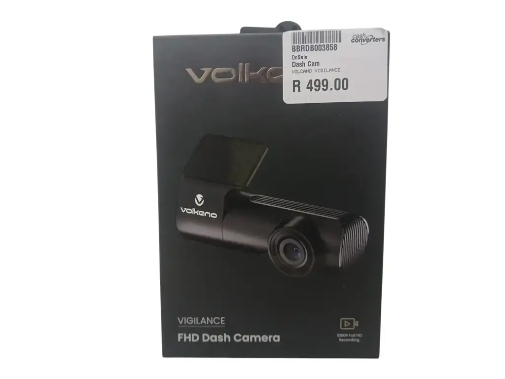 Volcano Vigilance Fhd Dash Camera (Vk-10022-Bk) - View 2