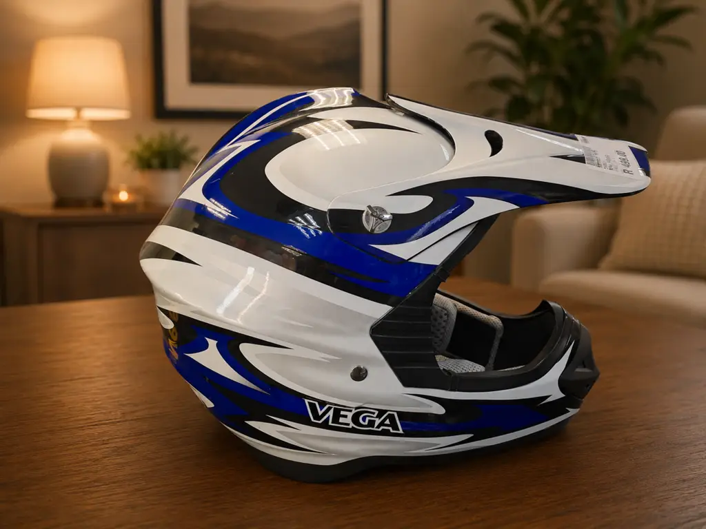 Vega Ece R22.5 Off-Road Motorcycle Helmet – Size M - View 2
