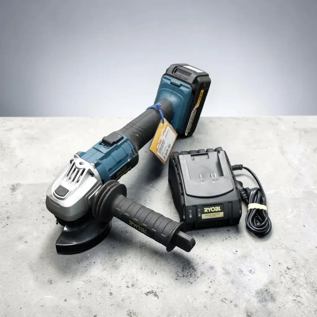 Ryobi Xg‑115 Cordless Angle Grinder Kit