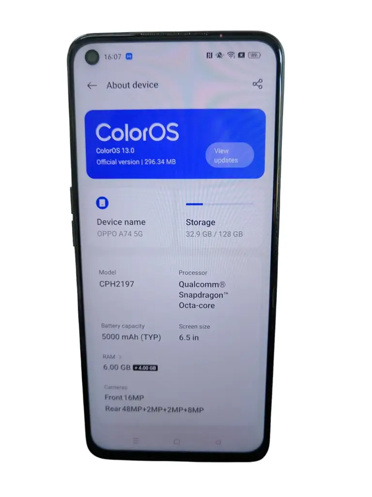 Oppo A74 5G - View 2