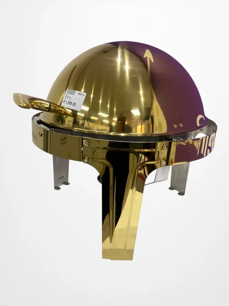 Condere Home Gold-Finished Roll-Top Chafing Dish. - View 4