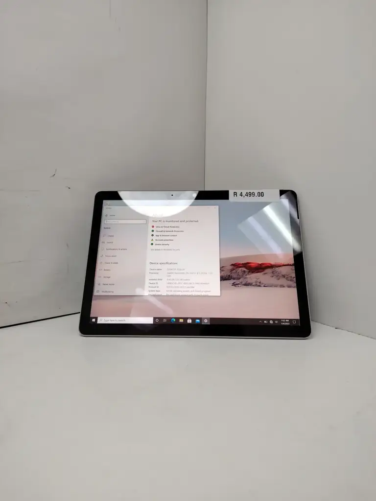 Microsoft Tablet |Surface Go 2 | Intel Premium | 64Gb Storage | 4Gbram - View 3