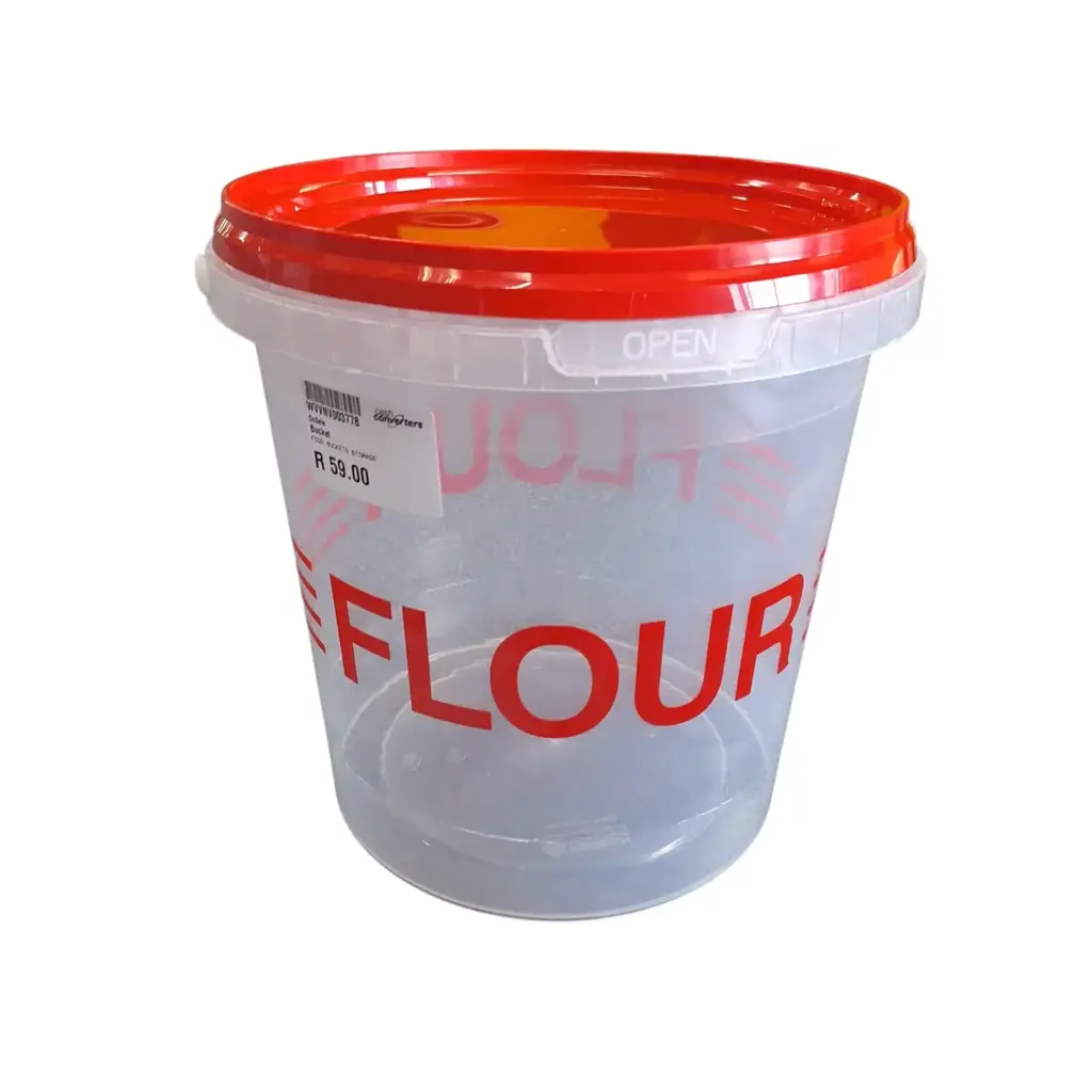 10-Liter Flour Plastic Storage Bucket