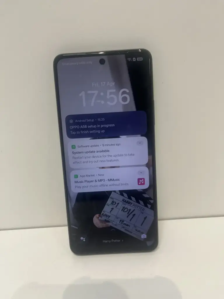 Oppo A58 128Gb Dual Sim Black Cellphone