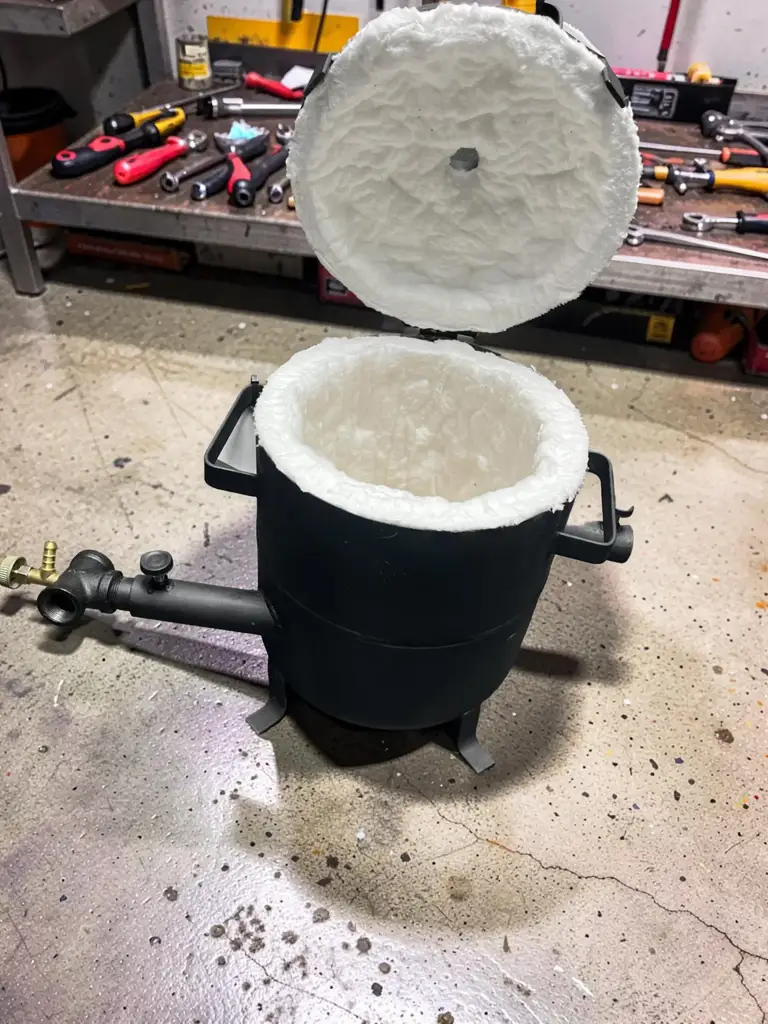 6Kg Metal Melting Single Burner Furnace Kit